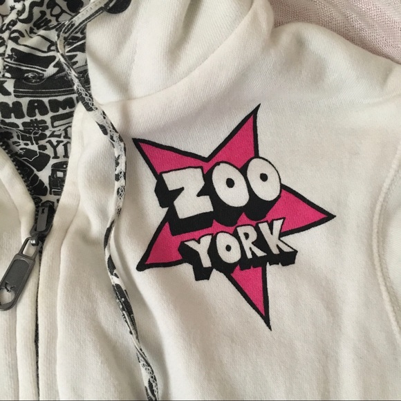 Zoo York reversible zip up hoodie women’s small - Picture 4 of 12